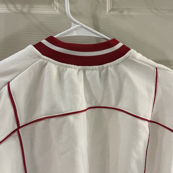 Boohoo Man JERSEY VARSITY BOMBER JACKET WITH BADGES Size M - Picture 10 of 15